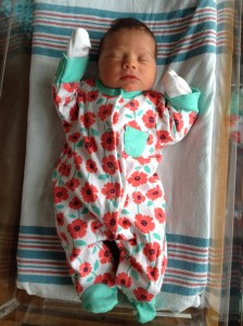 Getting ready to leave the hospital.